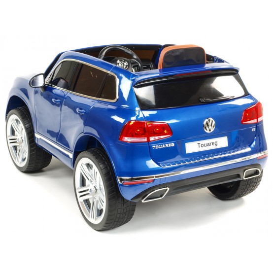 Volkswagen Touareg s 2.4G dálkovým ovládáním, odpružení, bluetooth, MP3, USB, SD, MODRÁ METALÍZA